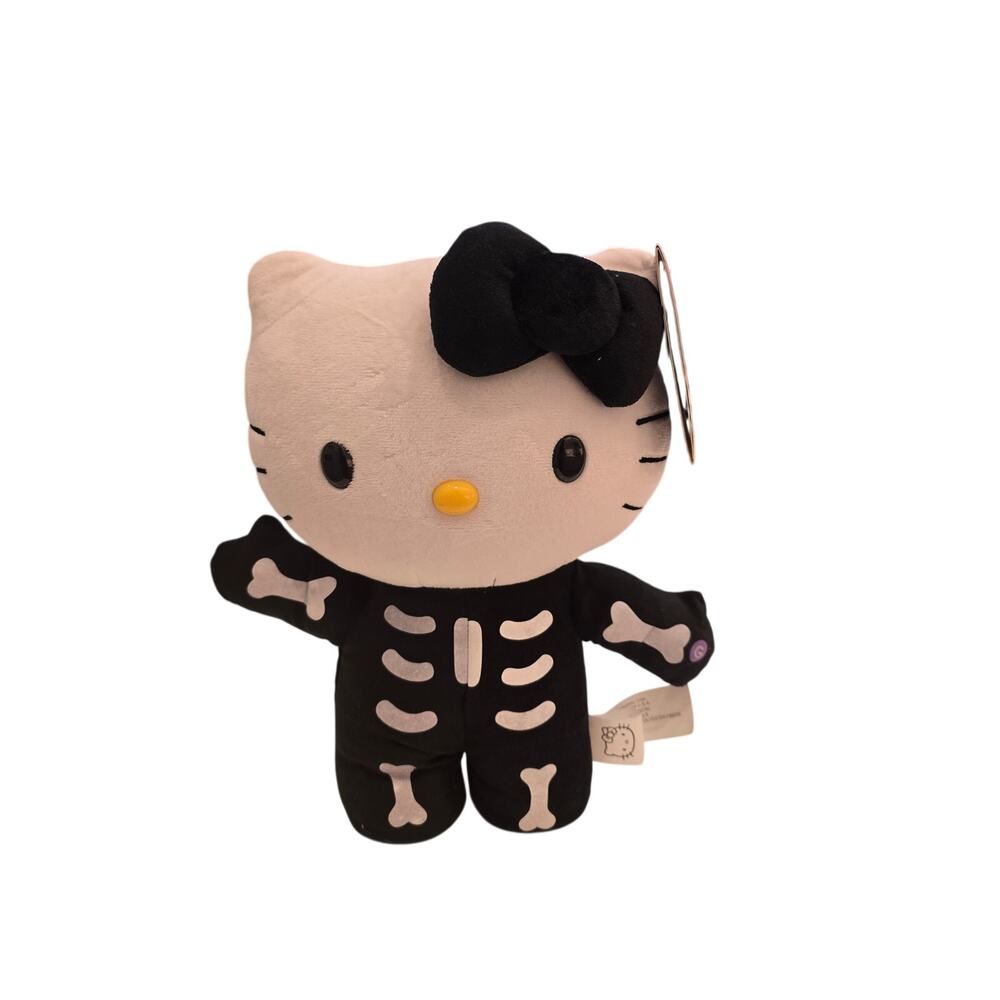 Hello Kitty Animated Skeleton Plush Halloween 2025‎ Sanrio NWT w/Batteries